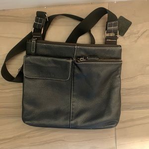 roots vintage leather purse